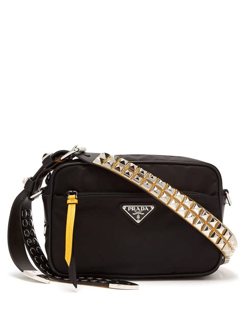 prada cross-body bags|prada studded crossbody bag.